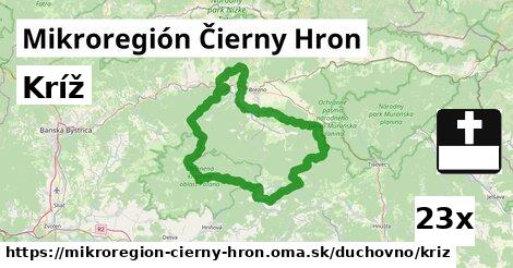 kríž v Mikroregión Čierny Hron