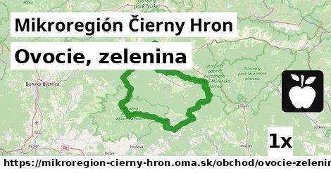 Ovocie, zelenina, Mikroregión Čierny Hron