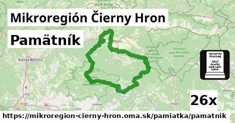 Pamätník, Mikroregión Čierny Hron