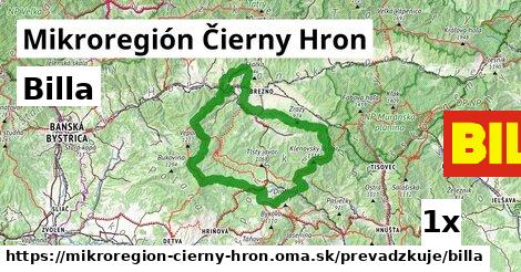 Billa, Mikroregión Čierny Hron