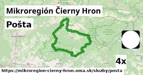 Pošta, Mikroregión Čierny Hron