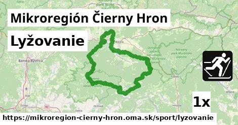 Lyžovanie, Mikroregión Čierny Hron