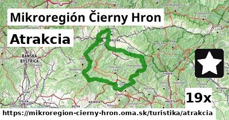 Atrakcia, Mikroregión Čierny Hron