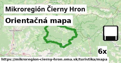 Orientačná mapa, Mikroregión Čierny Hron