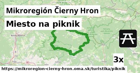 Miesto na piknik, Mikroregión Čierny Hron