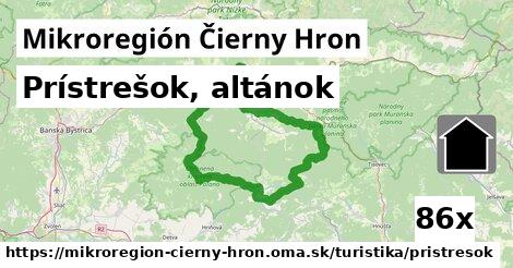 Prístrešok, altánok, Mikroregión Čierny Hron