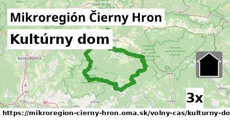 Kultúrny dom, Mikroregión Čierny Hron