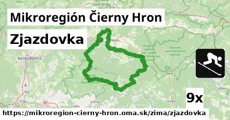 Zjazdovka, Mikroregión Čierny Hron