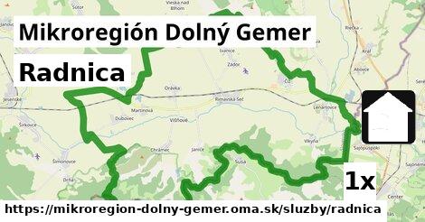 Radnica, Mikroregión Dolný Gemer