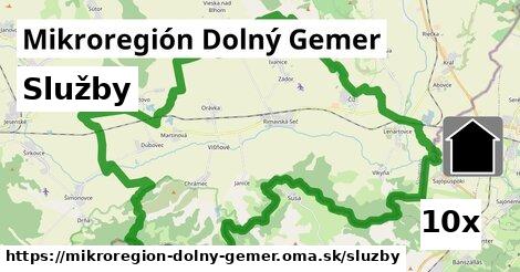 služby v Mikroregión Dolný Gemer