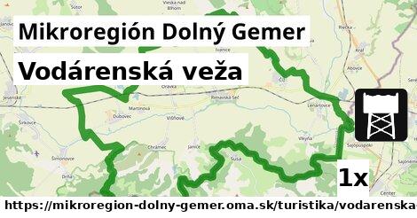 Vodárenská veža, Mikroregión Dolný Gemer