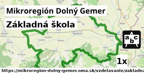 Základná škola, Mikroregión Dolný Gemer