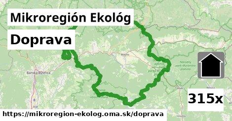 doprava v Mikroregión Ekológ