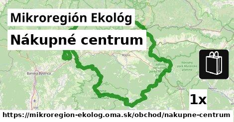 Nákupné centrum, Mikroregión Ekológ