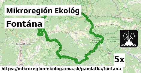 Fontána, Mikroregión Ekológ