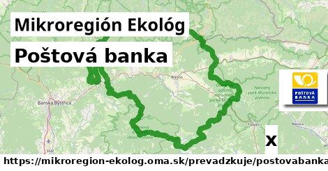 Poštová banka, Mikroregión Ekológ