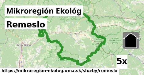 Remeslo, Mikroregión Ekológ