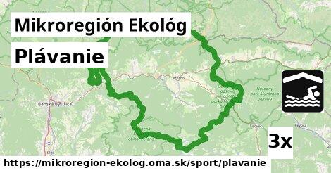 Plávanie, Mikroregión Ekológ