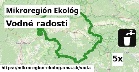 vodné radosti v Mikroregión Ekológ