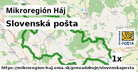 Slovenská pošta, Mikroregión Háj