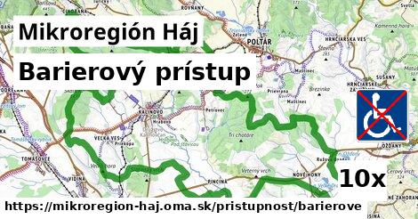 Barierový prístup, Mikroregión Háj