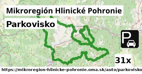 Parkovisko, Mikroregión Hlinické Pohronie