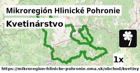 Kvetinárstvo, Mikroregión Hlinické Pohronie