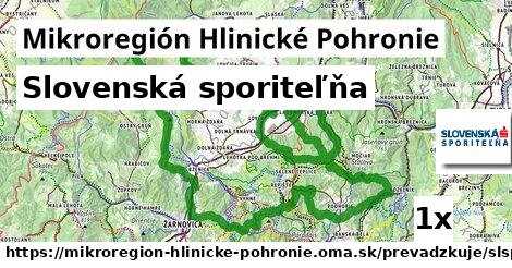 Slovenská sporiteľňa, Mikroregión Hlinické Pohronie