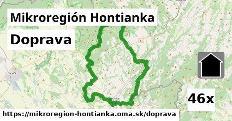 doprava v Mikroregión Hontianka