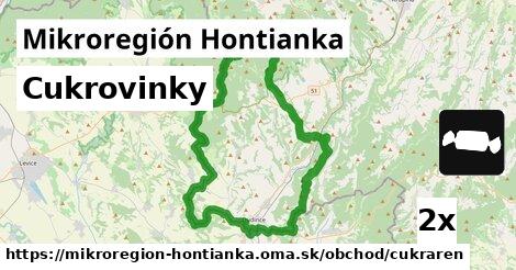 Cukrovinky, Mikroregión Hontianka