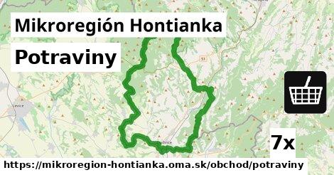 Potraviny, Mikroregión Hontianka