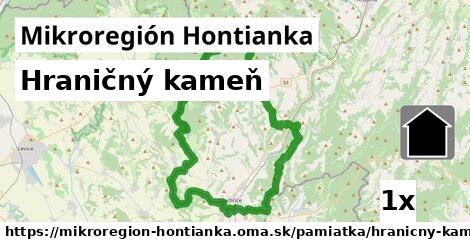 Hraničný kameň, Mikroregión Hontianka