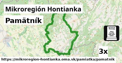 Pamätník, Mikroregión Hontianka