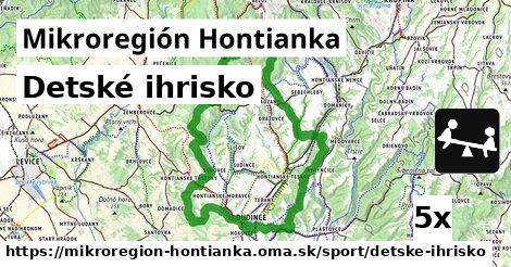 detské ihrisko v Mikroregión Hontianka