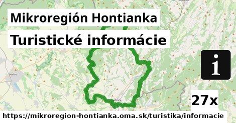 Turistické informácie, Mikroregión Hontianka