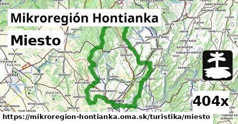 Miesto, Mikroregión Hontianka