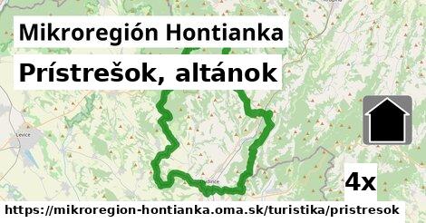 Prístrešok, altánok, Mikroregión Hontianka