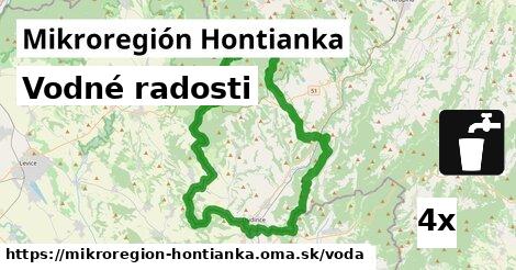 vodné radosti v Mikroregión Hontianka