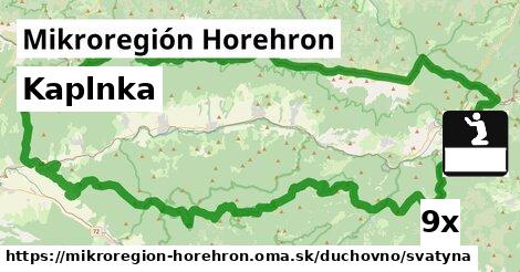 Kaplnka, Mikroregión Horehron