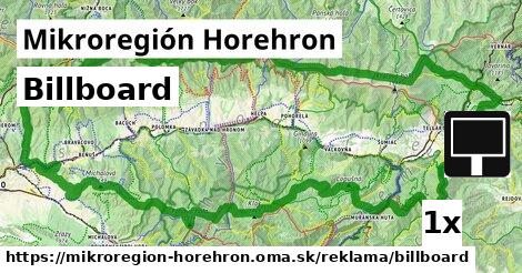 billboard v Mikroregión Horehron