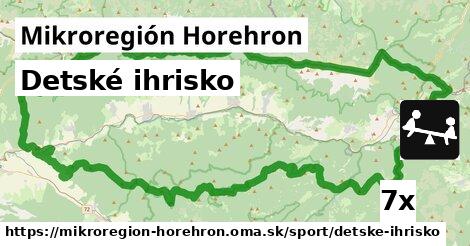 Detské ihrisko, Mikroregión Horehron