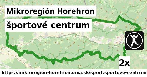 športové centrum, Mikroregión Horehron