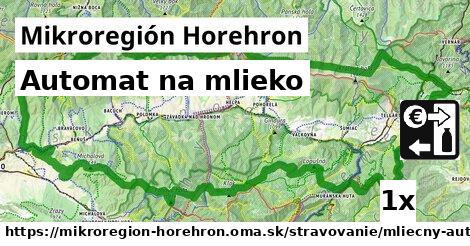 Automat na mlieko, Mikroregión Horehron