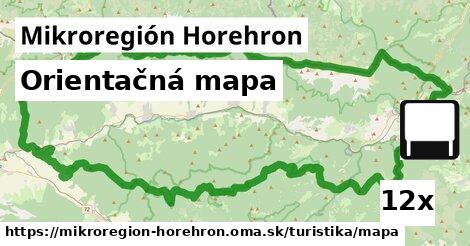 Orientačná mapa, Mikroregión Horehron