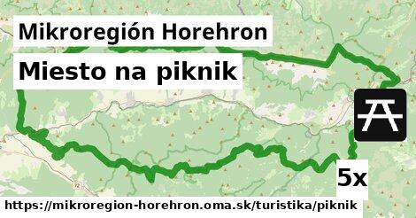 Miesto na piknik, Mikroregión Horehron