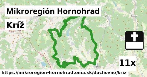 Kríž, Mikroregión Hornohrad