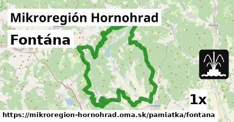 Fontána, Mikroregión Hornohrad