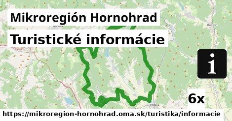 Turistické informácie, Mikroregión Hornohrad