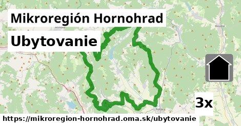 ubytovanie v Mikroregión Hornohrad