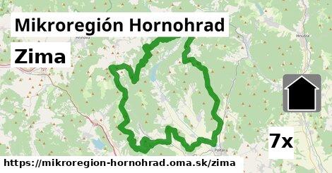 zima v Mikroregión Hornohrad